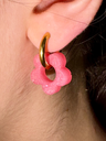 Fleurs - boucles d'oreilles interchangeables