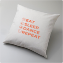 Eat, Sleep, Repeat - housse d'oreiller