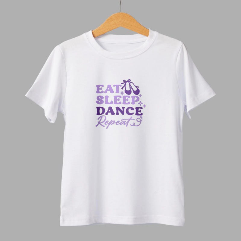 Eat, Sleep, Dance - t-shirt (S, noir)
