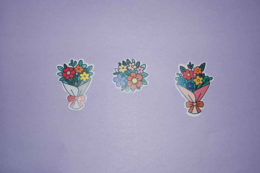 "Bouquets" - trio de stickers